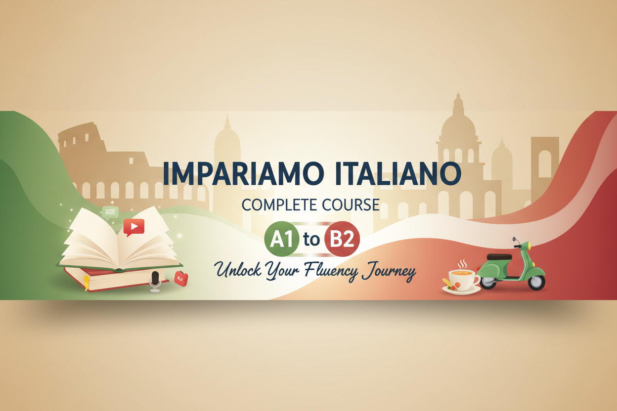 Complete Italian Language Course: Learn from A1 to B2