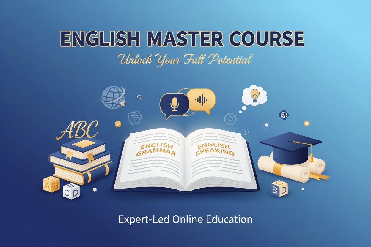 The English Master Course: English Grammar, English Speaking